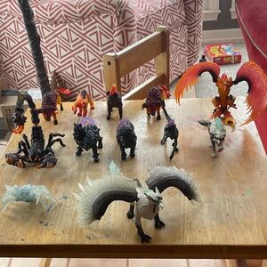 Schleich solid Colorful Animal Figurines